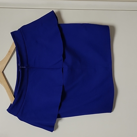 INC International Concept - Size 6, blue/purple mini skirt - Picture 2 of 2